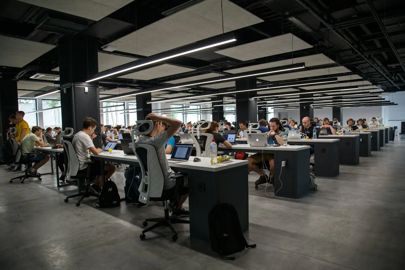 Dark studio workspace, sample case image